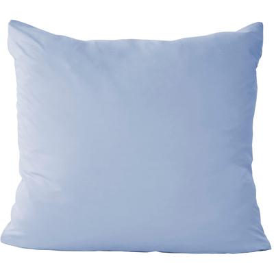 Kissenbezug PRIMERA "Primera Mako-Feinjersey Kissenbezug im Doppelpack", blau (blau sky), B:80cm L:80cm, Feinjersey, 100% gekämmte Baumwolle, Mako-Feinjersey, Kissenbezüge, In vielen Uni-Tönen Image