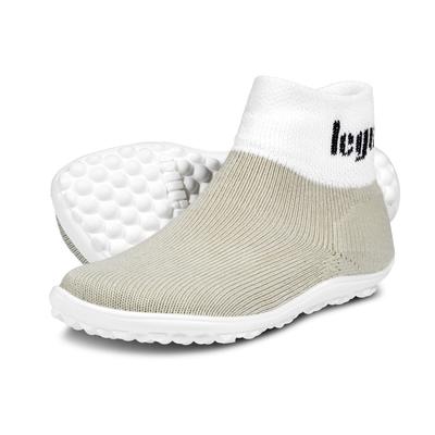 Barfußschuh LEGUANO "LEGUANITO", Kinder, Gr. 32/33, beige, Textil, sportlich, Schuhe Schlupfboots Barfußschuh, Schlupschuh, Freizeitschuh, Hausschuh fördert optimal den Laufprozess Image
