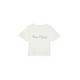 T-Shirt MARC O'POLO "mit Struktur und Lochmuster" Gr. 140, weiß Damen Shirts T-Shirts