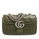 Gucci Crossbody Bags - Mini GG Marmont Shoulder Bag Leather - in green - für Damen