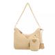 Prada Crossbody Bags - Raffia Re-Edition 2005 Shoulder Bag - in beige - für Damen