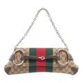 Gucci Hobo Bags - Horsebit Chain Medium Shoulder Bag - beige - Hobo Bags for ladies
