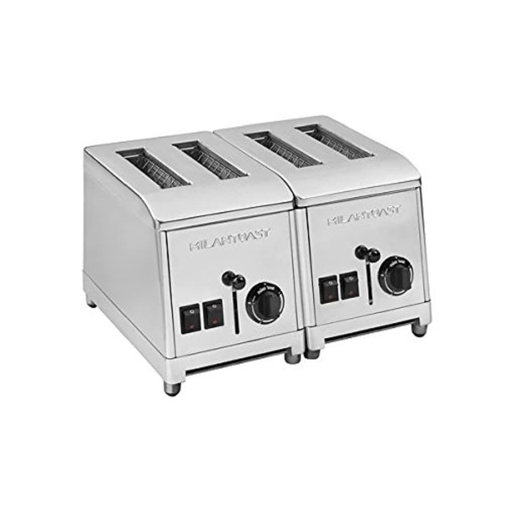 MilanToast – 4-Sitzer-Toaster aus Edelstahl, 220–240 V, 50/60 Hz, 2,68 kW Image