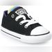 Converse Shoes | Converse Chuck Taylor All Star Multi Tongue Low Sneaker Infant Size 6 | Color: Black/Purple | Size: 6bb