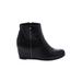 Stuart Weitzman Ankle Boots: Black Print Shoes - Women's Size 7 1/2 - Round Toe