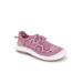 Women's Sunny Plant Based Lace Up Sneaker by Jambu in Blush (Size 9 M)