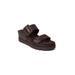 Women's Dara Slip On Wedge by Jambu in Dark Brown (Size 9 1/2 M)