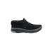 Ryka Ankle Boots: Slip On Platform Casual Black Solid Shoes - Women's Size 9 1/2 - Almond Toe