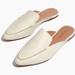 Madewell Shoes | Madewell The Frances Skimmer Mule In Leather Women’s Size 9.5 | Color: White | Size: 9.5