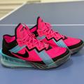 Nike Shoes | Nike Lebron 18 Low Men's Fireberry/ Black Sneakers Size 10- Used | Color: Black | Size: 10