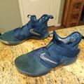 Nike Shoes | Nike Lebron Soldier Xii 12 Sneakers Agimat Ao4054-400 Blue Men's Size Us 12 | Color: Blue | Size: 12