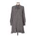 Paris Atelier & Other Stories Casual Dress - Mini High Neck Long sleeves: Black Dresses - Women's Size 6