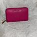 Michael Kors Bags | Michael Kors Magenta Leather Compact Wallet | Color: Pink/Red | Size: Os