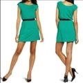 Lilly Pulitzer Dresses | Lilly Pulitzer Laney Green Dress Safety Pin Drop Waist Mini Dress | Color: Black/Green | Size: Xs