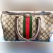Gucci Bags | Gucci Gg Canvas Web Sherry Line Boston Bag, Dust Bag, And Coa. | Color: Brown/Green | Size: Os