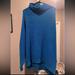 Free People Sweaters | Free People Blue Oversized Turtleneck Sweater | Color: Blue | Size: L