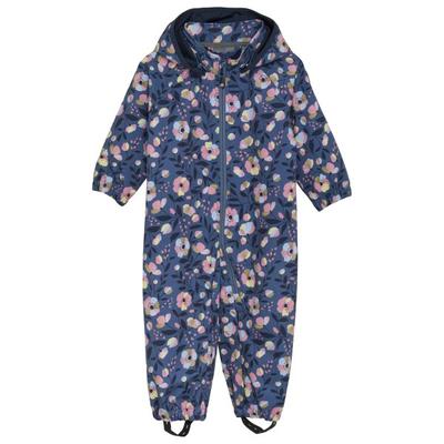 Color Kids - Baby Softshell Suit AOP - Overall Gr 92 blau