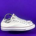 Converse Shoes | Converse All Star Men's White Canvas Low-Top Lace-Up Sneakers Shoe Size 9 | Color: White | Size: 9