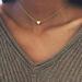 Free People Jewelry | Gold Tiny Heart Necklace | Color: Gold | Size: Os