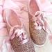 Kate Spade Shoes | Kate Spade X Keds Kids Champion Glitter Youth Sneakers | Color: Gold/Pink | Size: 13g