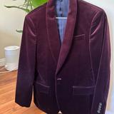 J. Crew Suits & Blazers | Jcrew Ludlow Blazer (Crushed Velvet) | Color: Red | Size: 36s
