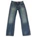 Levi's Jeans | Levis 514 Jeans Mens 28x28 Blue Distressed Slim Fit Straight Denim Pants Red Tab | Color: Blue | Size: 28