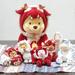 Disney Holiday | 2024 Disney Japan Pooh Year Of The Dragon Set Tsum Tsum Tigger Eeyore Us Seller | Color: Red/White | Size: Os