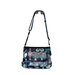 Coach Bags | Coach Signature Multicolor Nylon Blue Leather Trim Zipper Closure Crossbody | Color: Blue/Purple | Size: Os