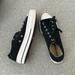 Converse Shoes | Converse Platform Sneakers | Color: Black/White | Size: 10.5