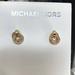 Michael Kors Jewelry | New!!! Michael Kors Brilliance Earrings Gold And Diamond Look | Color: Gold | Size: Os