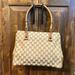 Gucci Bags | Gucci Tote Brown Canvas Bamboo Handles Bag | Color: Brown/Tan | Size: Os