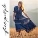 Free People Dresses | Free People Rare Feelings Maxi Dress Xs Nwt | Color: Blue | Size: Xs