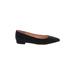 J.Crew Flats: Black Solid Shoes - Women's Size 6 - Pointed Toe