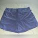 Athleta Shorts | Athleta Black Blue Sport Shorts Workout Exercise Brooklyn 18 Silky Flowy | Color: Blue/Purple | Size: 18