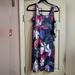 Columbia Dresses | Columbia Womens Pfg Upf50 Freezer Iii Sleeveless Dress Size Small Floral | Color: Blue | Size: S