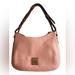 Dooney & Bourke Bags | Dooney & Bourke Pink Leather Riley Hobo Bag. | Color: Brown/Pink | Size: Os