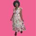 J. Crew Dresses | J Crew Dress Midi Floral Tiered Ruffle Pom Pom Peasant | Color: Pink/White | Size: 6