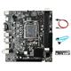 Waiecnksa B75 Motherboard Computer Motherboard +SATA Cable+Switch Cable+Baffle LGA1155 DDR3 Support 2X8G PCI E 16X for I3 I5 I7 Series Pentium Celeron CPU