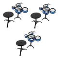 Abaodam 3 Sets Simulated Jazz Drum Baby Toy Toys Gift Toddler Preschool Drum Toy Jazz Drum Toy Children Musical Instrument Toy Baby Educational Drum Toy Puzzle Metal Fittings