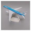 WELSAA Vintage Classics Aircraft For Netherlands Air KLM B787 Airlines Airplane Model KLM Boeing 787 B787-9 Airways Diecast Plane Model Aircraft 20cm