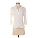 Sugar 3/4 Sleeve Blouse: Ivory Tops - Women's Size 2