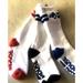 Disney Accessories | Disney Parks Exclusive Mickey Mouse Thick Socks 3 Pair Sz Youth Small Nwt | Color: Black/Blue/Red/White | Size: Osb