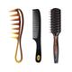 Combing Brush For Men And Women 3Pcs Hair Styling Comb Set Fine And Wide Tooth Hair Combs, Styling Cutting Comb For Curly Straight Long Short Hair Barber Comb Comb For Curly Hair (A).