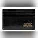 Gucci Bags | Auth. New Gucci Leather Card Case 4 Card Slot With Gold Gucci Logo | Color: Black/Gold | Size: Os