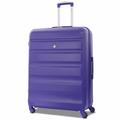 Aerolite 25" Super Lightweight ABS Hard Shell Travel Hold Check in Luggage Suitcase with 4 Wheels (Medium, Royal Blue)