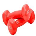 Dumbells Glossy Plastic Dipped Dumbbells For Men And Women Fitness Training Equipment Home Arm Lifting Arm Strength Dumbell Set (Color : Red, Size : 3kg)