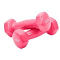 Dumbells Glossy Plastic Dipped Dumbbells For Men And Women Fitness Training Equipment Home Arm Lifting Arm Strength Dumbell Set (Color : Pink, Size : 10kg)