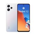 Xiaomi Redmi 12 Smartphone + Kopfhörer, 8+256GB, Handy ohne Vertrag, 6,79" FHD+ Display, 5.000 mAh, 50MP Kamera, 18W Fast-Charging, Dual-SIM, Polar Silver (2 Jahre Garantie + DE Version)