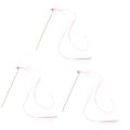 Ciieeo 90 Pcs Wedding Party Favors Dance Ribbon Streamer Wands for Wedding Birthday Party Wands Christmasribbon Twirling Curling for Wedding Lace Streamers Fairy Wand Pink European Style