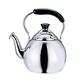 Stainless steel kettle/Teapot, Home Fire Home Kitchen Kettle Outdoor Kettle Teapot Kettle Stainless Steel Automatic Universal Whistling/Household whistle kettle (Size : 4L)